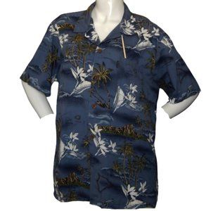 Palmwave Hawaiian XL Aloha Islands Oahu Shirt